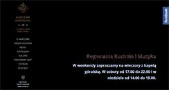 Desktop Screenshot of karczmagoralska.pl