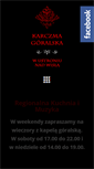 Mobile Screenshot of karczmagoralska.pl